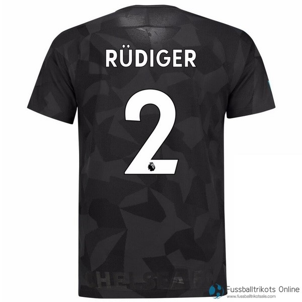 Chelsea Trikot Ausweich Rudiger 2017-18 Fussballtrikots Günstig